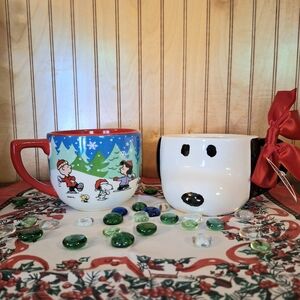 Peanuts Winter 20 Ounce Mug Set, 1 NWT❄️